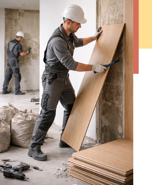 Демонтаж стеновых панелей в Мурманске от 3599 руб. за м² быстро и недорого | ОТДЕЛОЧНИК-Мрм