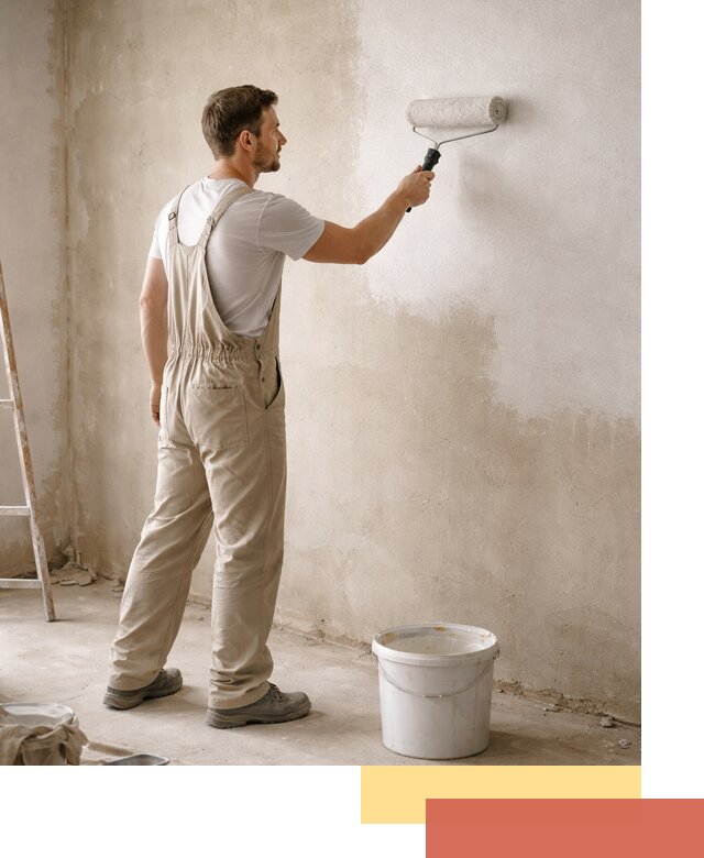 Грунтовка стен под отделку в Мурманске профессиональным раствором