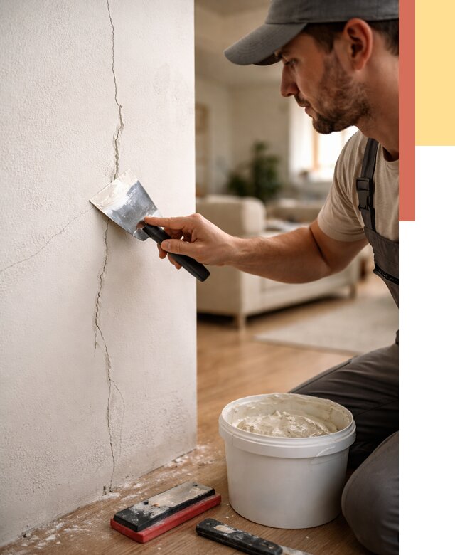 Заделка трещин и сколов в Мурманске от 2519 руб. — быстро и недорого | ОТДЕЛОЧНИК-Мрм