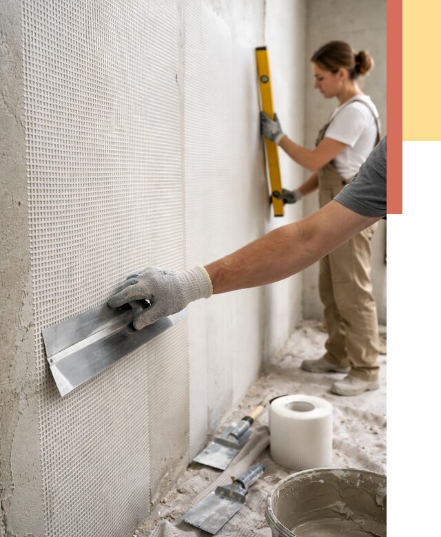 Армирование стен стеклосеткой в Мурманске от 3290 руб. под ключ | ОТДЕЛОЧНИК-Мрм