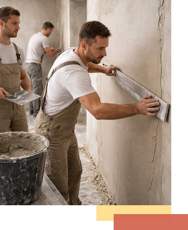 Штукатурка стен без маяков в Мурманске быстро и качественно