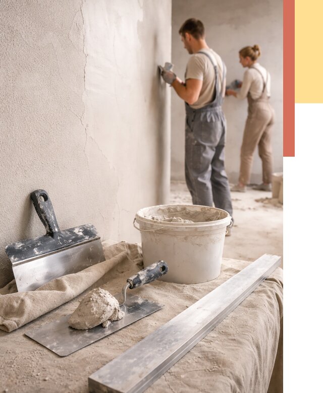 Штукатурка стен гипсовая в Мурманске от 4627 руб/м2 — быстро и недорого | ОТДЕЛОЧНИК-Мрм