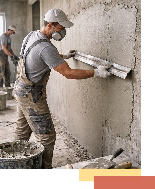 Штукатурка бетонных стен в Мурманске качественно и долговечно