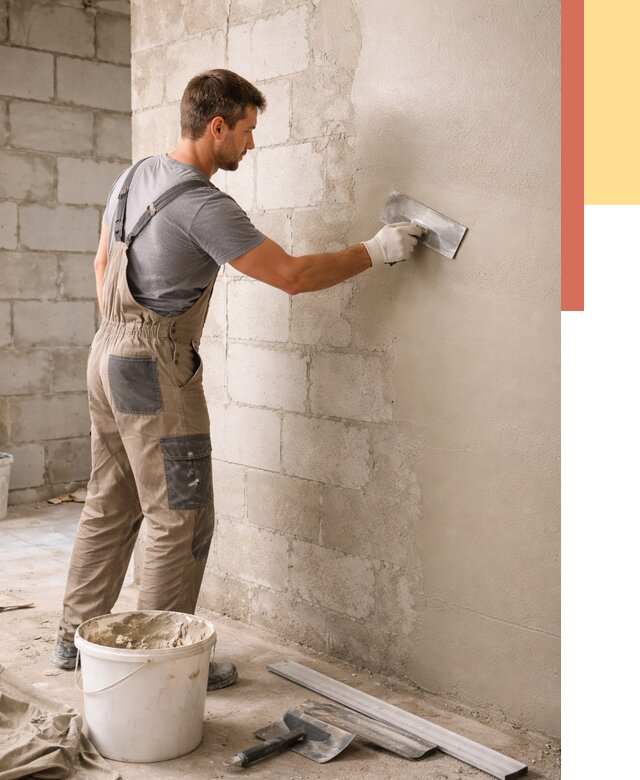 Штукатурка стен из газобетона в Мурманске от 2159 руб./м2 — быстро и недорого | ОТДЕЛОЧНИК-Мрм