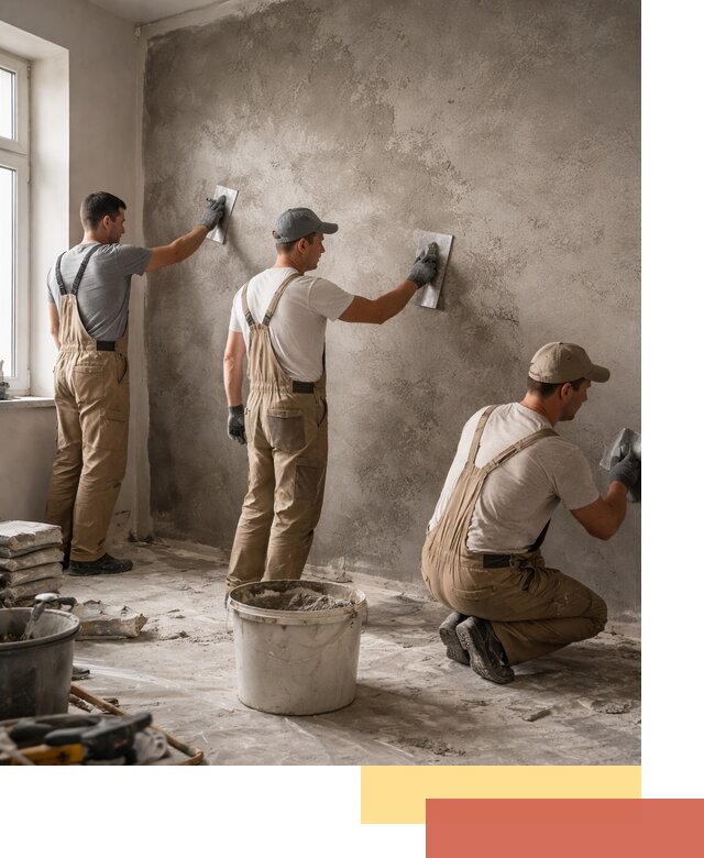 Декоративная штукатурка под бетон в Мурманске для стен и потолков