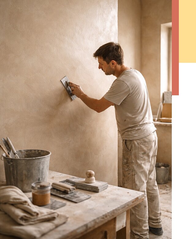 Марокканская штукатурка таделакт в Мурманске под ключ от 4318 руб. | ОТДЕЛОЧНИК-Мрм