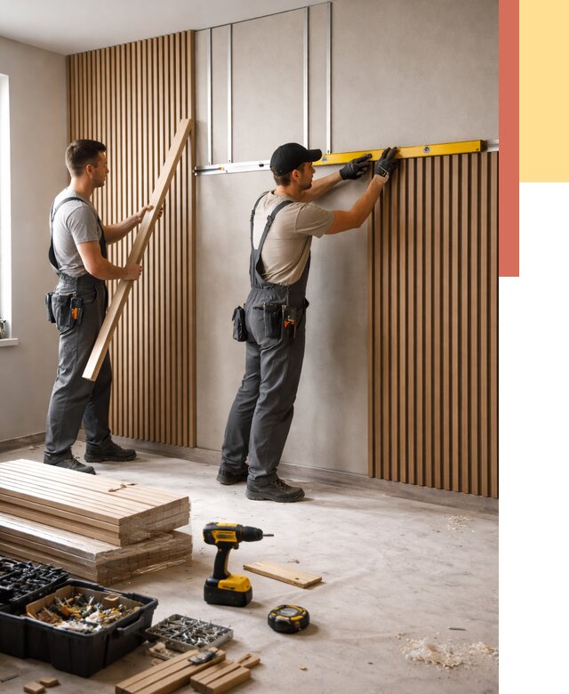 Монтаж реечных панелей на стены в Мурманске от 1234 руб. — быстро и недорого | ОТДЕЛОЧНИК-Мрм