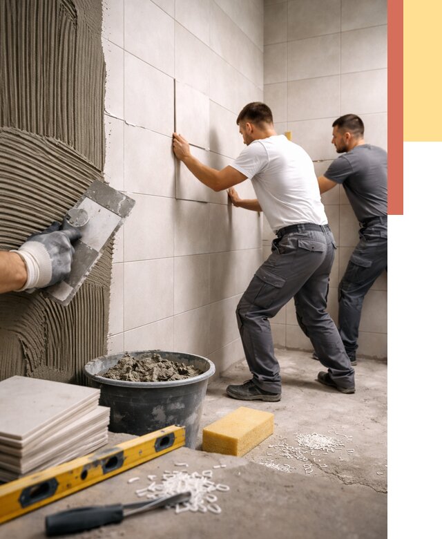 Укладка плитки на стены в Мурманске от 874 руб. — качественно и недорого | ОТДЕЛОЧНИК-Мрм