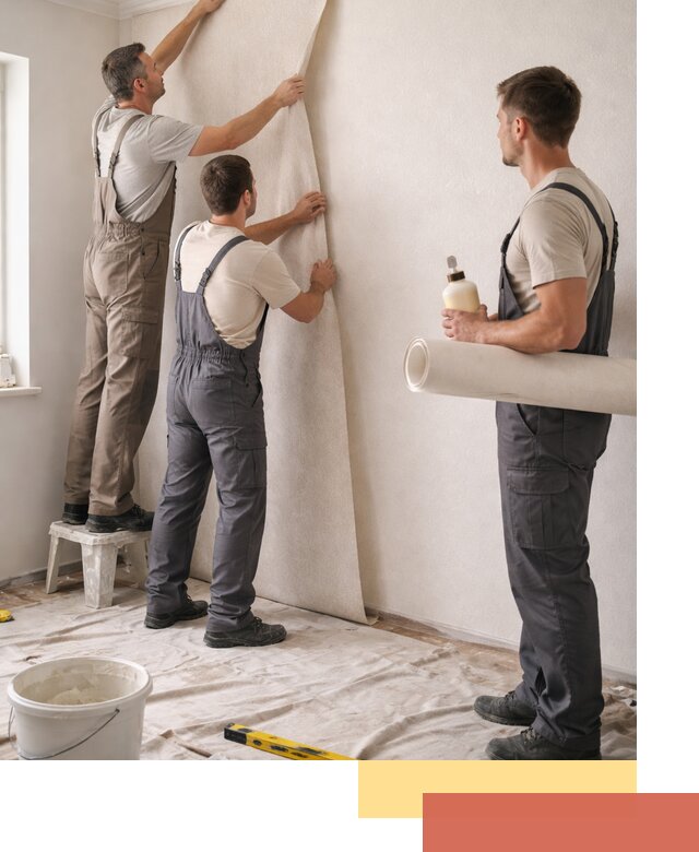 Оклейка стен обоями в Мурманске — качественно и профессионально