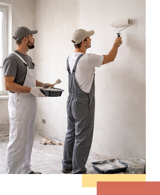 Покраска стен водоэмульсионной краской в Мурманске