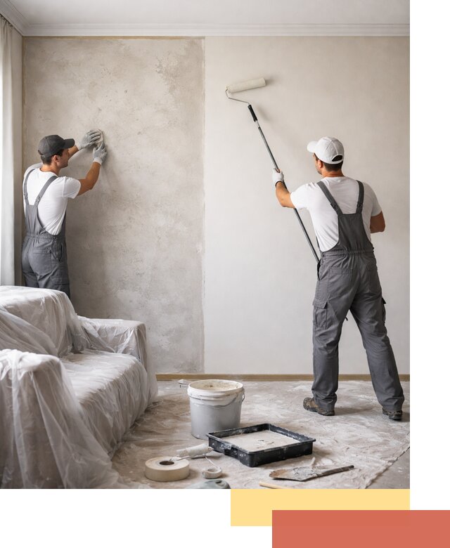 Покраска стен антивандальной краской в Мурманске