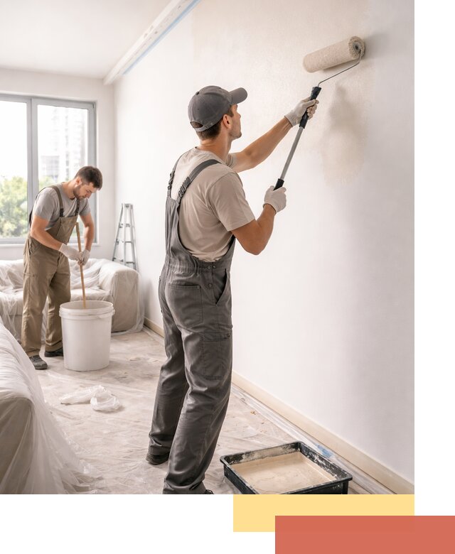 Покраска стен в офисе в Мурманске — быстрый и качественный ремонт