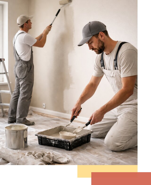 Покраска стен в квартире в Мурманске — профессионально и аккуратно