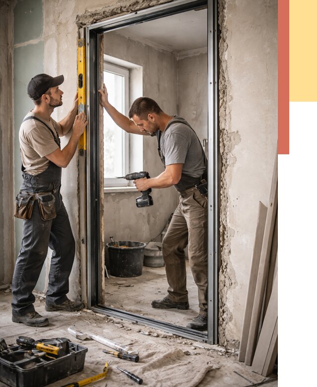 Закладка дверного проема в Мурманске от 3599 руб. — быстро и недорого | ОТДЕЛОЧНИК-Мрм