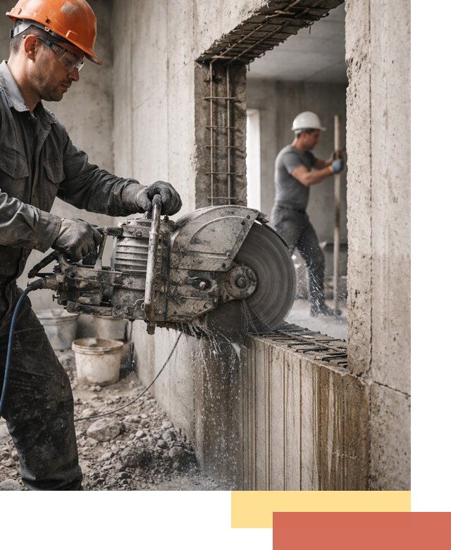 Алмазная резка проемов в Мурманске быстро и точно