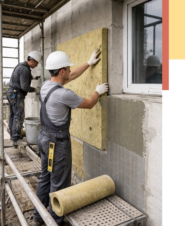 Утепление стен в Мурманске от 4421 руб. под ключ — быстро и недорого | ОТДЕЛОЧНИК-Мрм