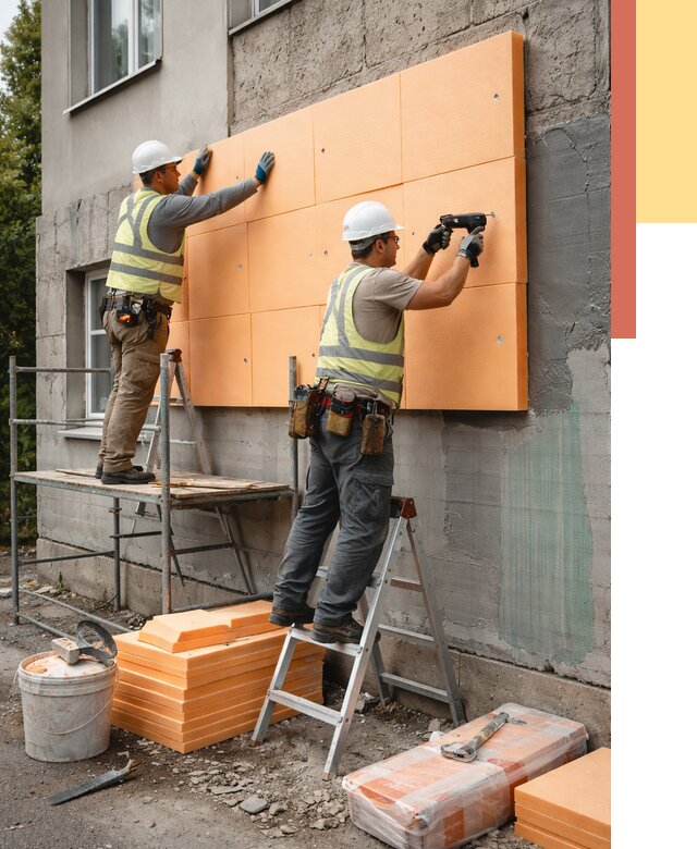 Утепление стен пеноплексом в Мурманске от 1902 руб./м2 — быстро и недорого | ОТДЕЛОЧНИК-Мрм