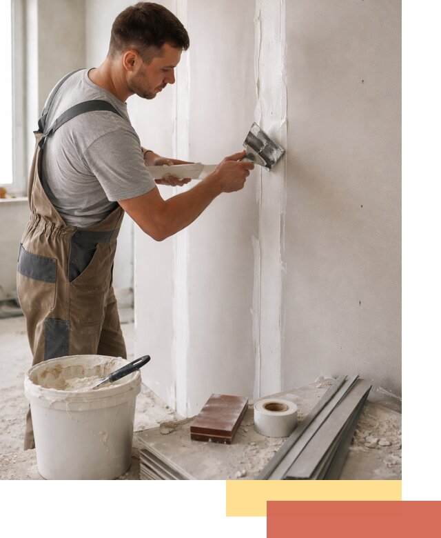 Шпаклевка перегородок из гипсокартона в Мурманске качественно и быстро