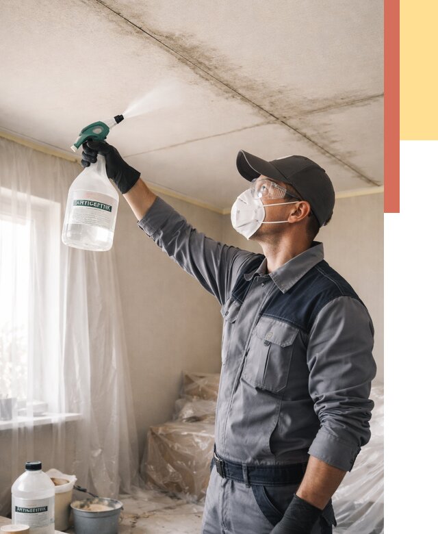 Антисептическая обработка потолка в Мурманске от 2571 руб. | ОТДЕЛОЧНИК-Мрм