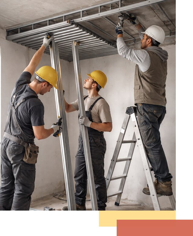 Монтаж реечного потолка под ключ в Мурманске