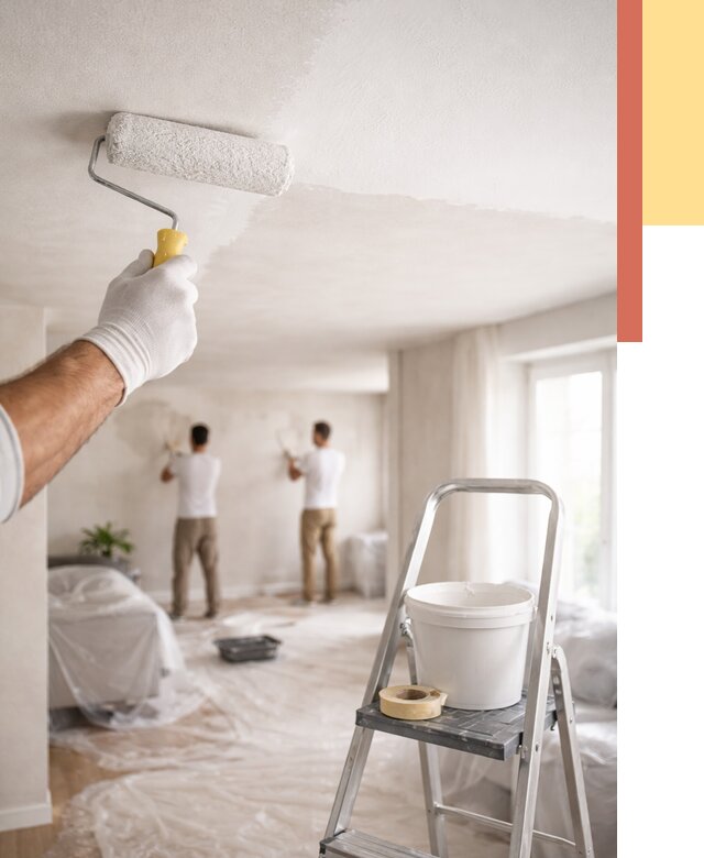 Покраска потолка акриловой краской в Мурманске от 2571 руб. | ОТДЕЛОЧНИК-Мрм