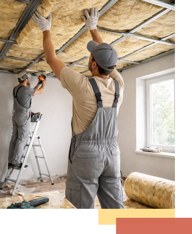 Утепление потолка под ключ в Мурманске качественно и быстро