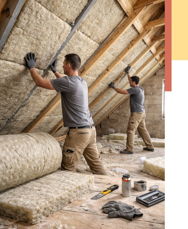 Утепление потолка минватой в Мурманске от 1491 руб. — быстро и недорого | ОТДЕЛОЧНИК-Мрм