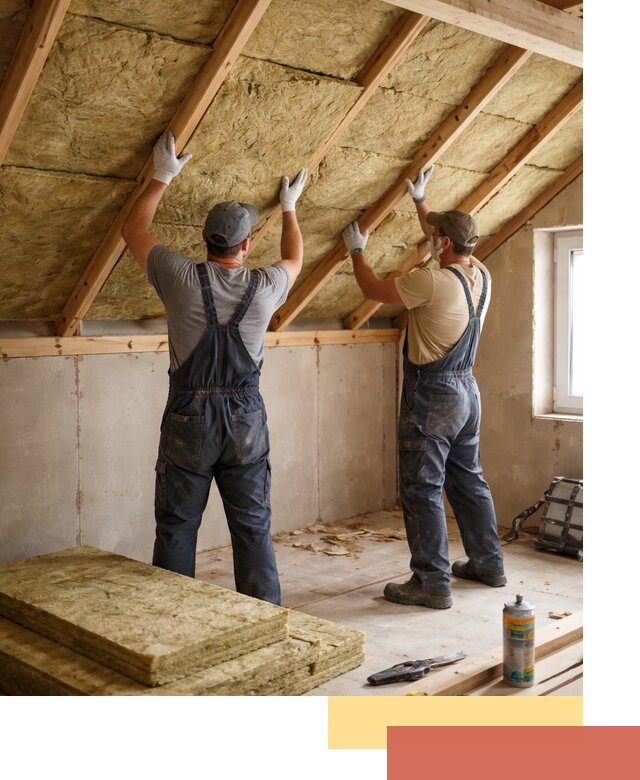 Утепление потолка минеральной ватой в Мурманске