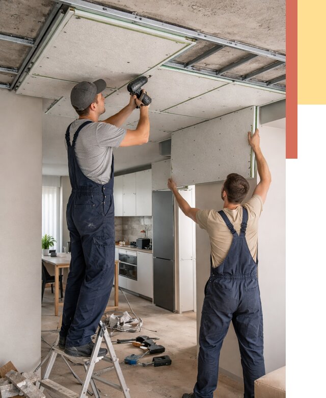 Шумоизоляция потолка панелями зипс в Мурманске от 1902 руб. под ключ | ОТДЕЛОЧНИК-Мрм